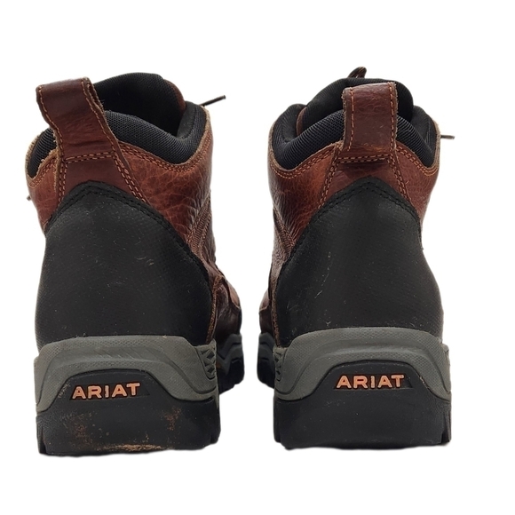 NEW Ariat Workhog Trek 5" H2o Xomp Toe Leather Brown Work Boots ,Men's 13 - Picture 4 of 9